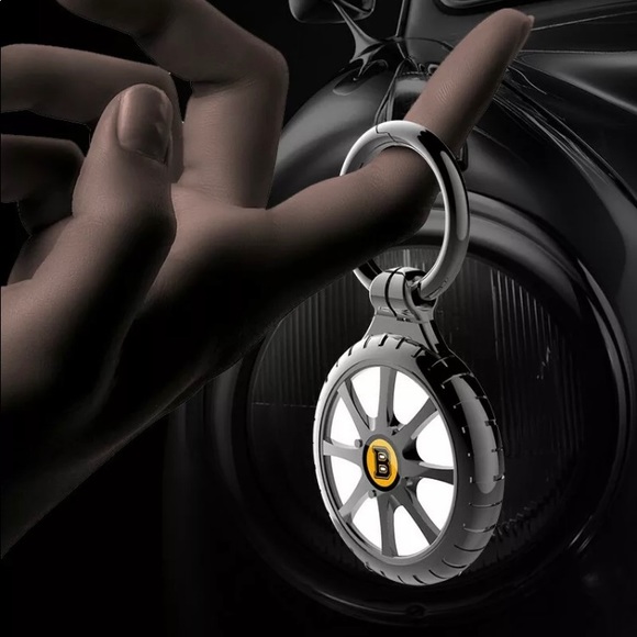 Airtag Metal case Shell Keychain Key-ring - Picture 6 of 12